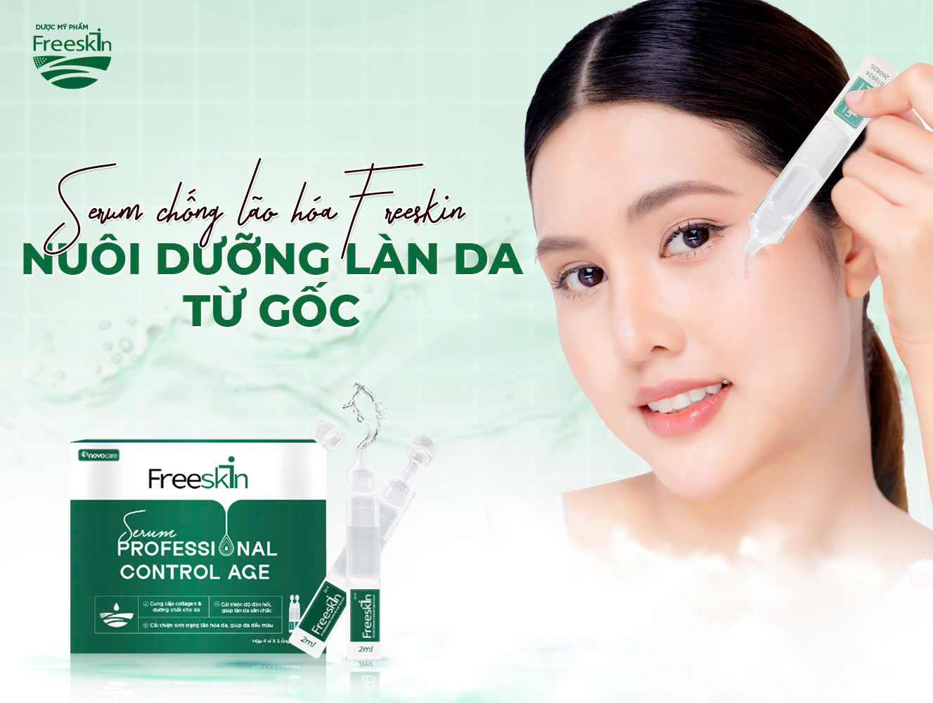 Serum chống lão hóa Freeskin - Nuôi dưỡng làn da từ gốc
