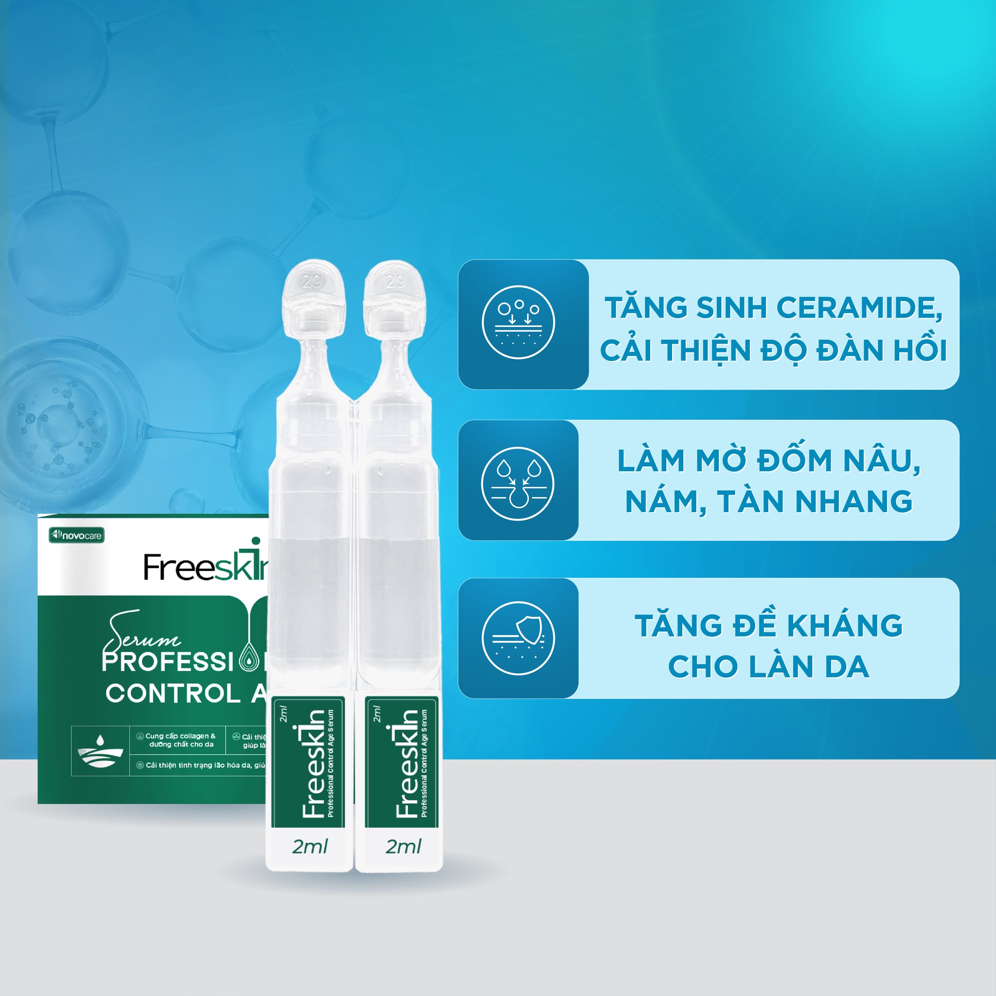 Serum Collagen Freeskin - giải pháp chăm sóc da khô lão hóa toàn diện