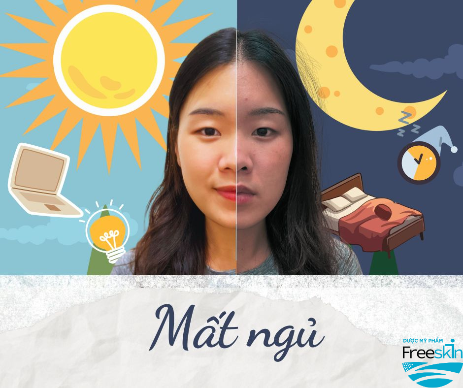 Khác biệt rõ rệt trên da khi chất lượng giấc ngủ thay đổi