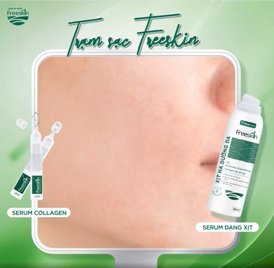 Freeskin - Trạm sạc tiếp sức cho làn da tươi sáng, khỏe đẹp
